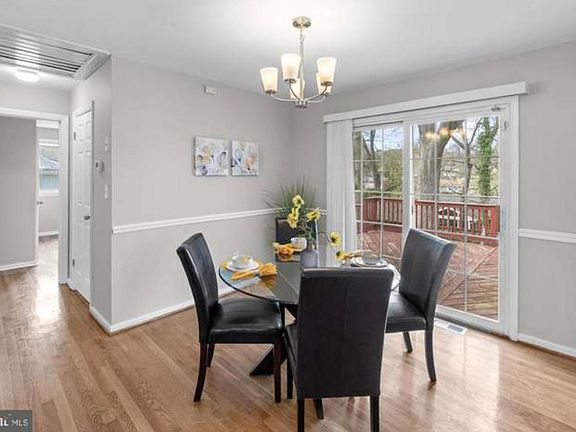 Dining room when we moved in