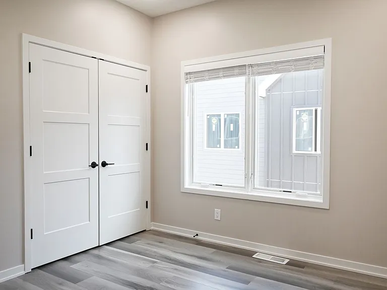 Bedroom and closet at Lyric Townhomes.