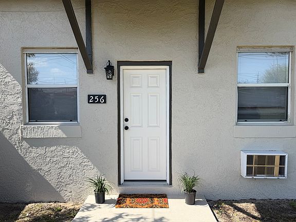 New door, exterior paint and light fixture!