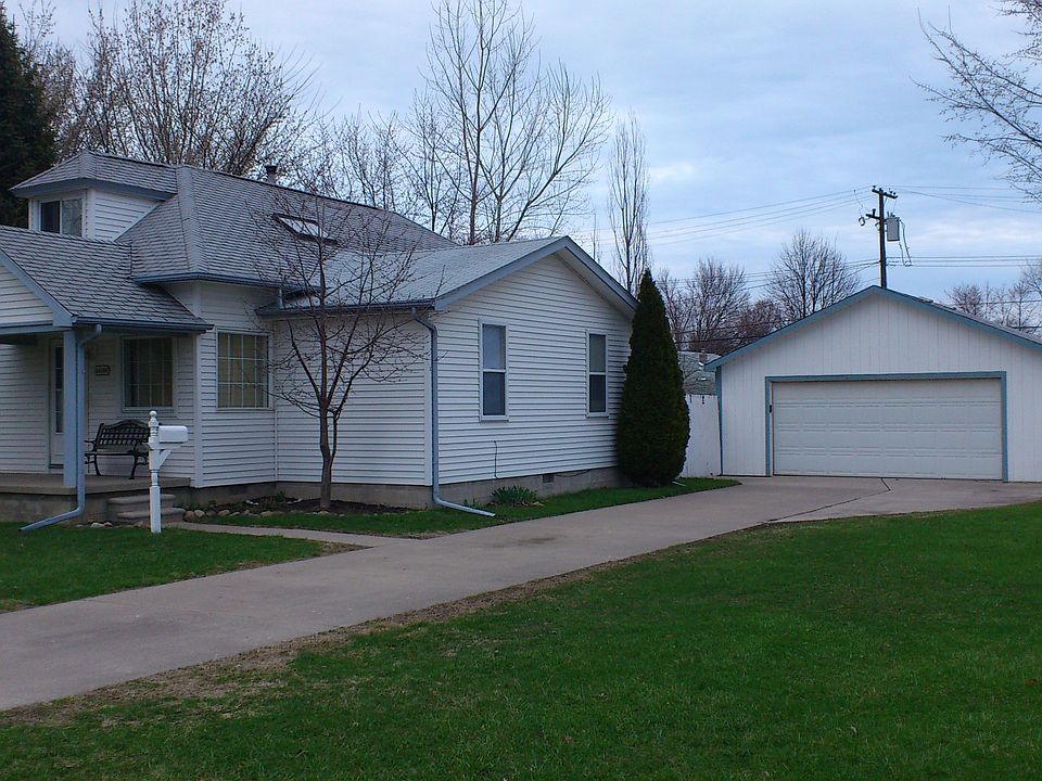 Outside of this very clean house
