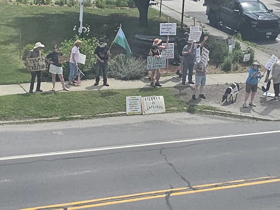 Mentally deranged protestors