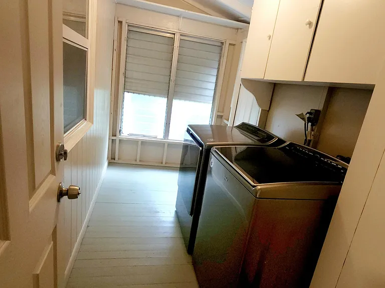 Samsung washer and dryer in separate laundry room
