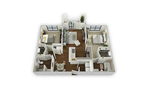Floor plan The Calhoun