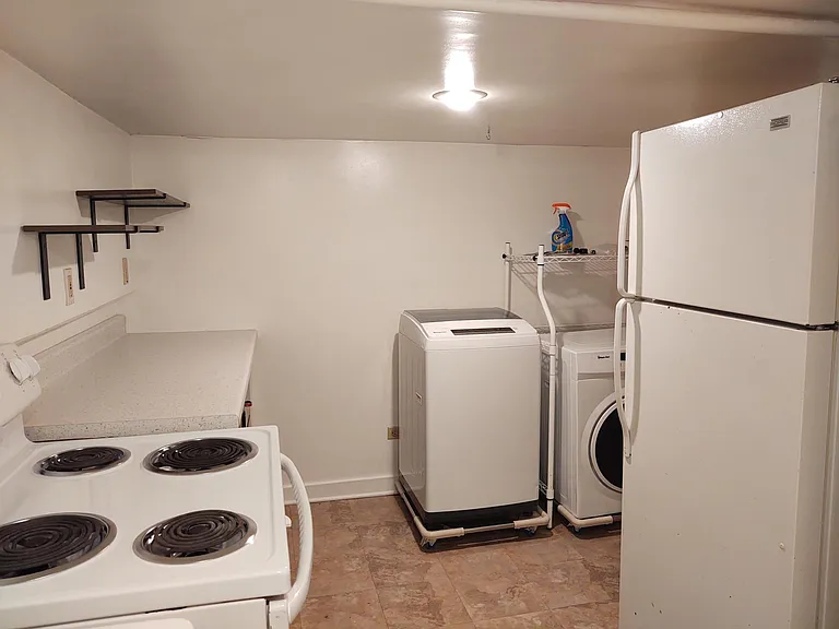 Washer and dryer at the end