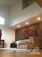 living room and upstairs