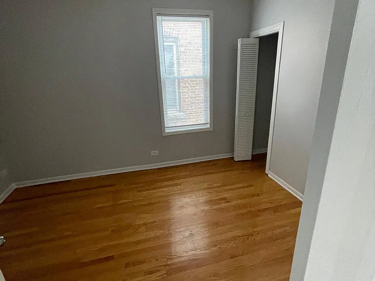 Bedroom 2, hardwood flooring