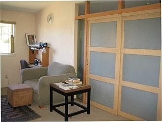 Living room & doors to Bedroom