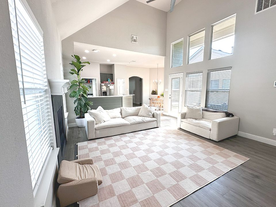 High ceilings flood the open floor plan with plenty of natural light.