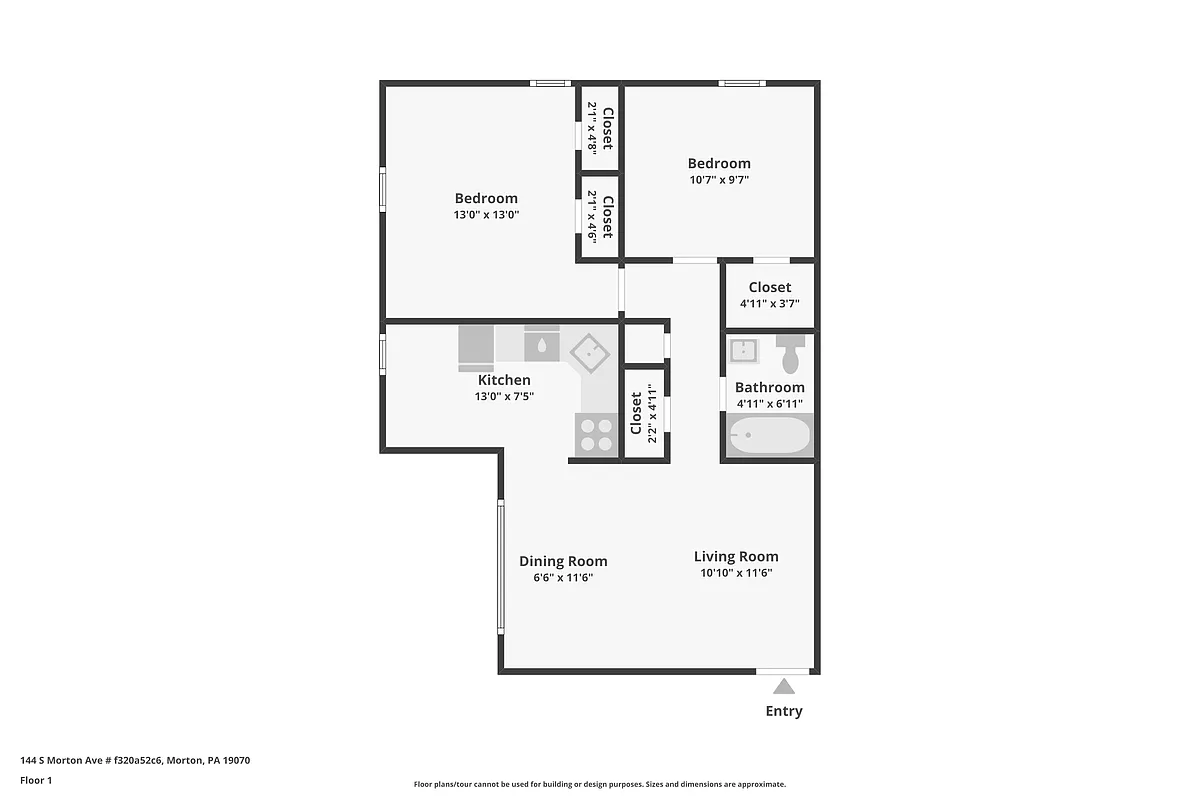 Floor plan 1 Bed