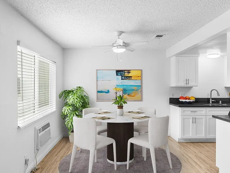 Dining area off the kitchen.