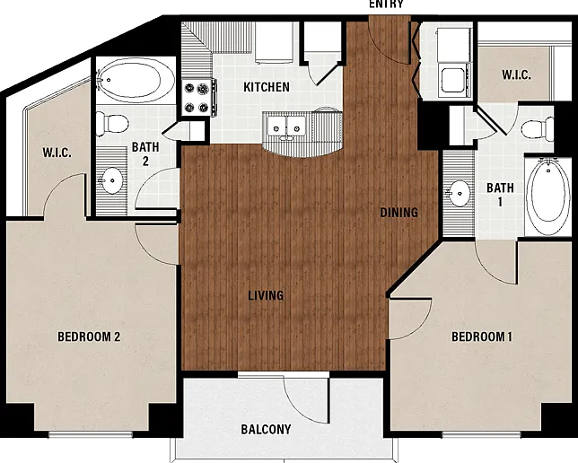 C1 floor plan Bayou on the Bend