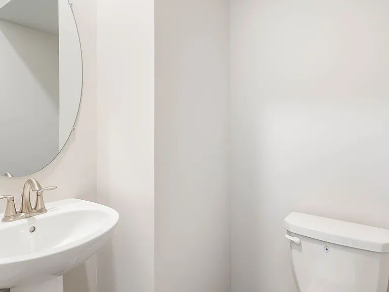 Mid floor half bath