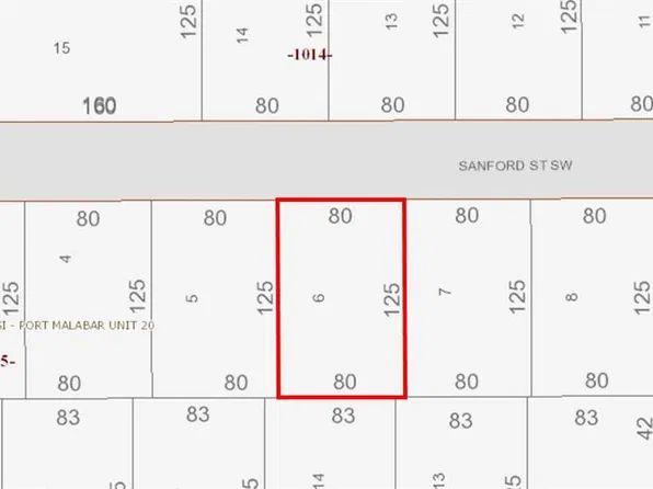 638 SANFORD STREET SW LOT 6, PALM BAY, FL 32908
