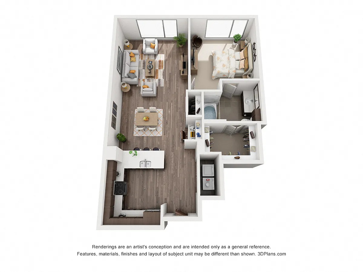 Floor plan 1J