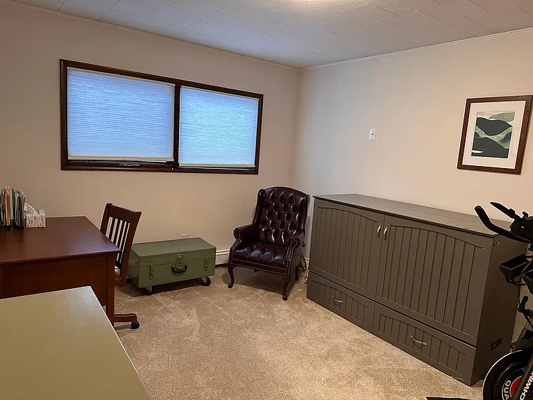 Master/office currently has a hid-a-bed, which can be replaced with a queen bed if needed.