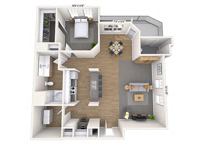 Floor plan The Ash Fork