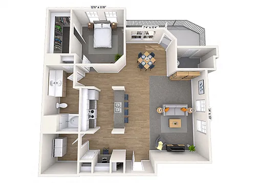 Floor plan The Ash Fork