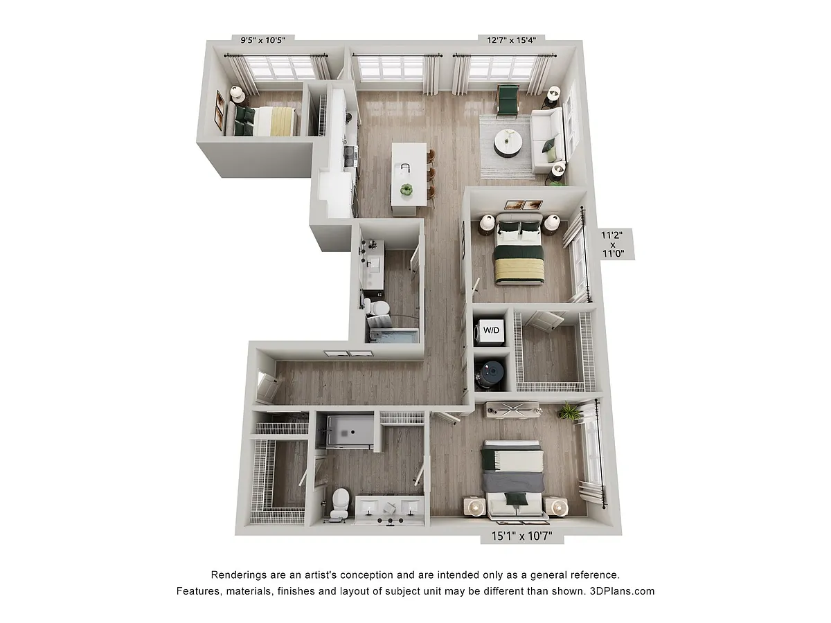 Floor plan 3B ALT