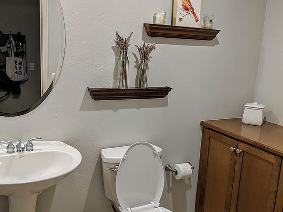 Downstairs powder room