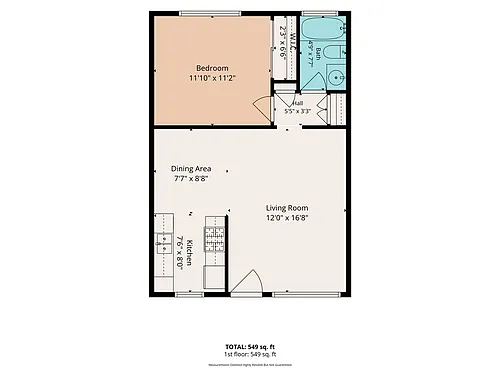 Floor plan 749 Garland Ave 111