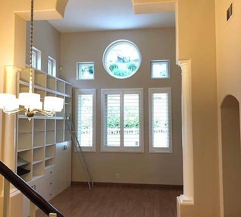 built in sotage space ...high ceiling