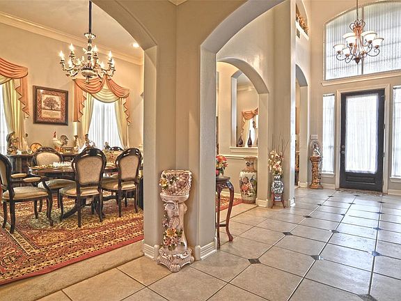 Entry with Dining Room & Living Room