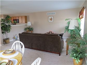 View from Dining Room to Living Room