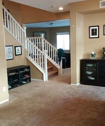 From dining room entering family room