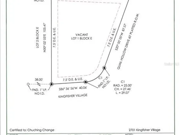 2701 Kingfisher Vlg Lot 1, Deland, FL 32720