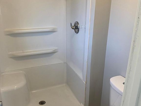 bathroom with standing shower