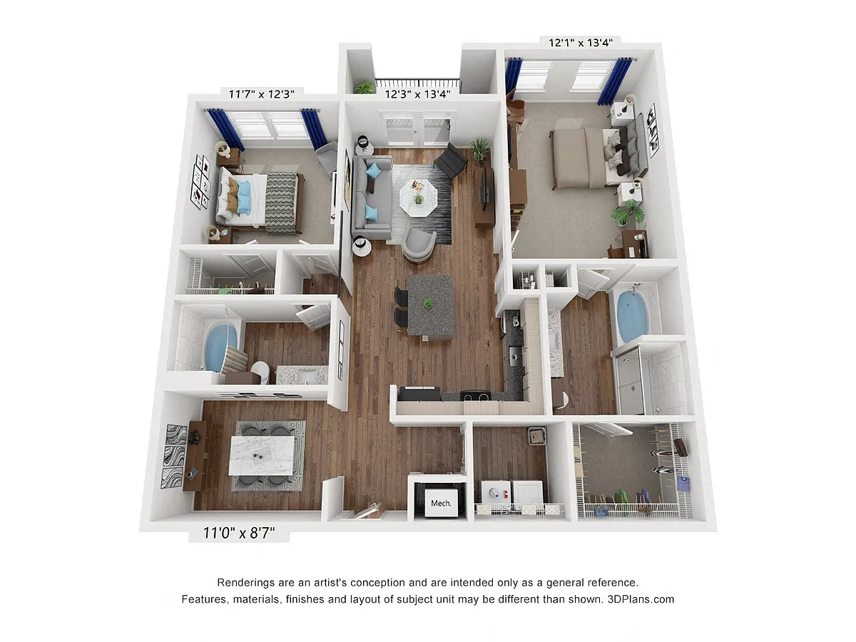Floor plan B3