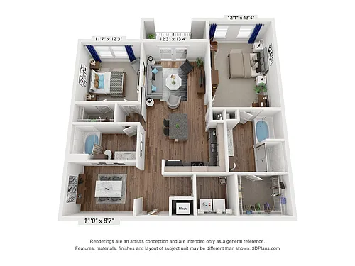 Floor plan B3