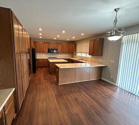 Large kitchen with tons of cabinet space and center island