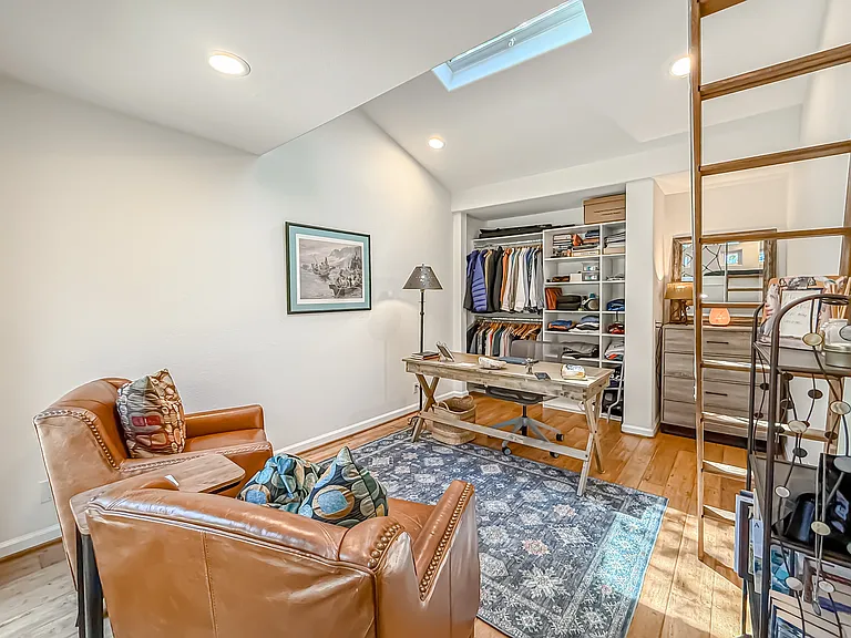 3rd bedroom/office with loft that sleeps three, one full bed and a single bed