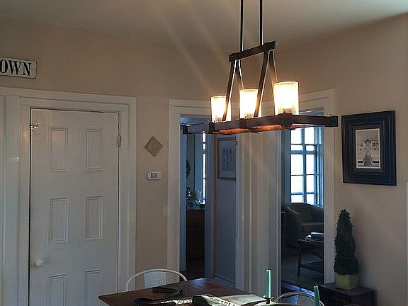 Light, bright kitchen area