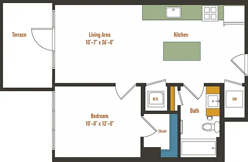 Floor plan 1A