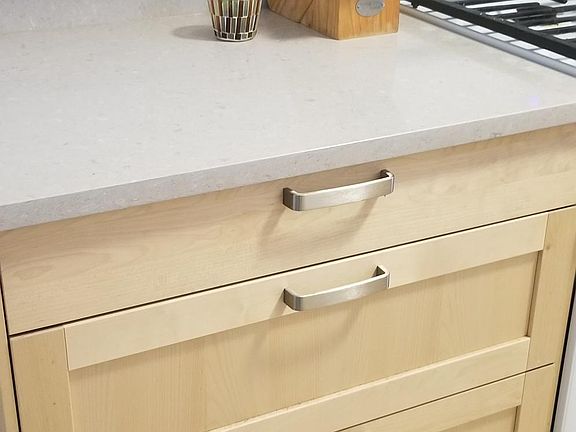 IKEA kitchen cupboards.