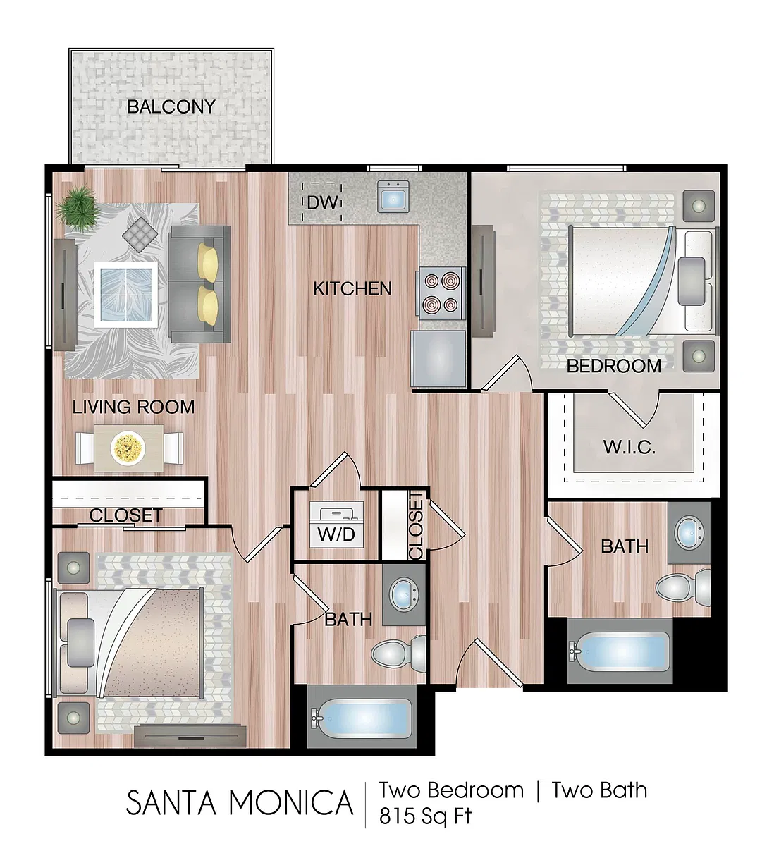 Floor plan Santa Monica
