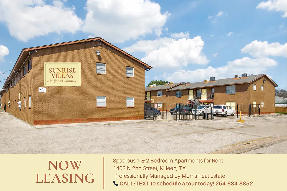 Sunrise Villas Killeen | Affordable 1 & 2 Bedroom Apts Near Fort Hood - Sunrise Villas