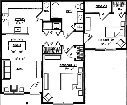 Floor plan 2-1