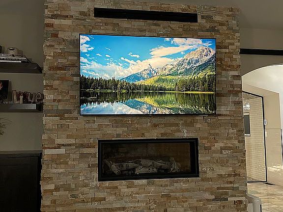 Fire place in Master