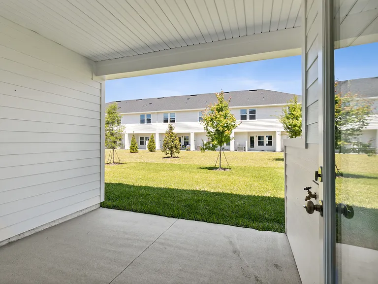 Patio entrance from living area