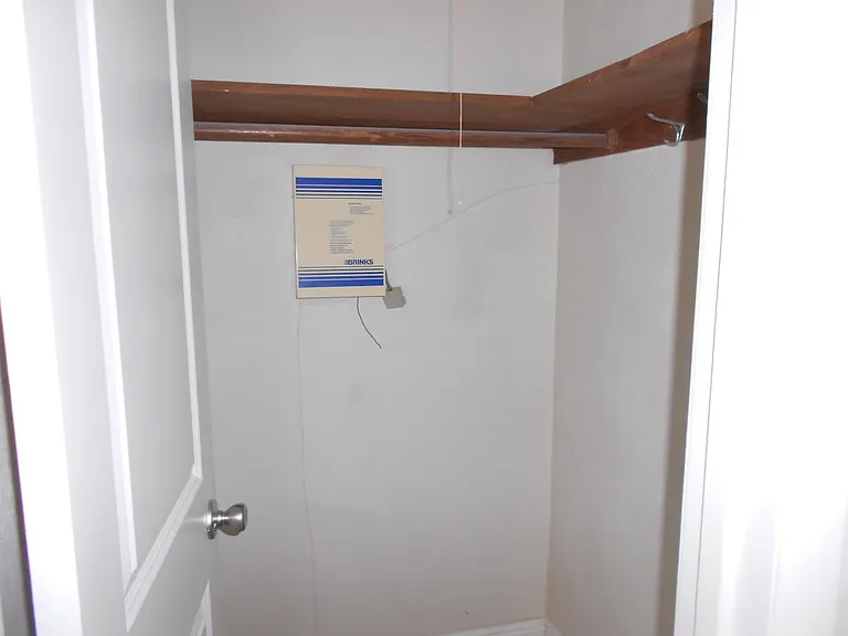 Bedroom One closet