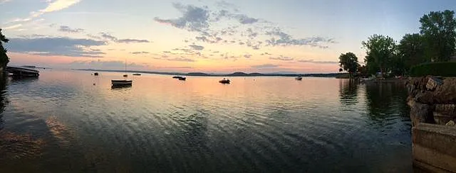 Beautiful Lake Champlain on a quiet morning.