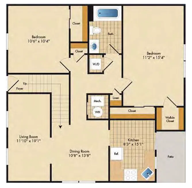 Floor plan Cedar Glen II