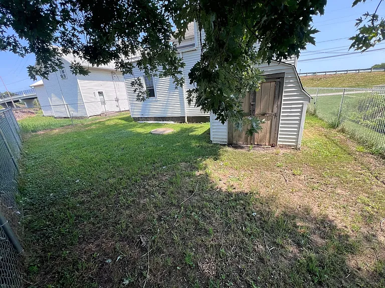 View of backyard
