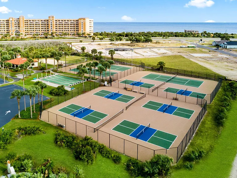 Photo is pre-Las Casitas with a nice areal view of the rec center's amenities.