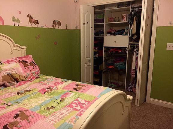 Closet storage system bdrm 1