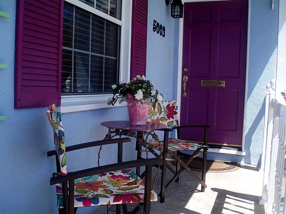 Cozy front porch