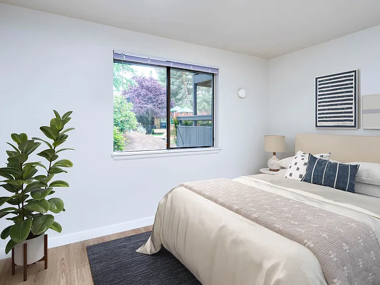 Bedroom with Hard Surface Flooring